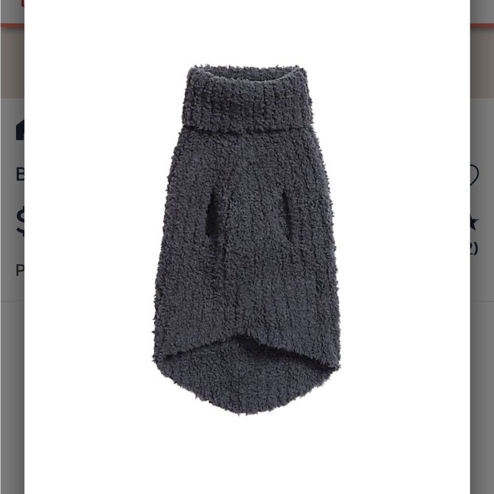 Barefoot Dreams Dog Sweater